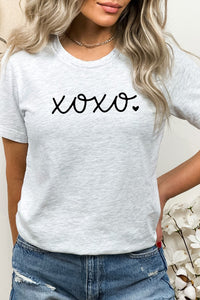 XOXO Valentine's Day Tee | Ash Gray