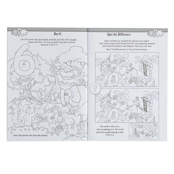 Kid Book Bible Story Activity Fun Softcover