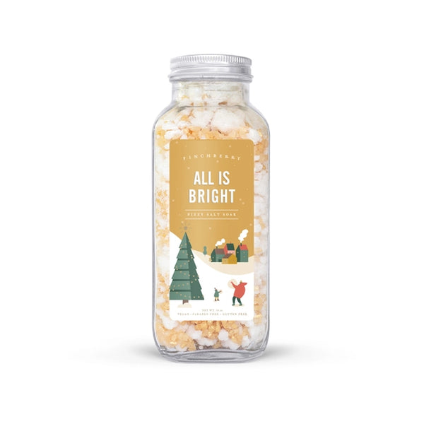 All Is Bright Fizzy Salt Soak - Holiday Stocking Stuffers