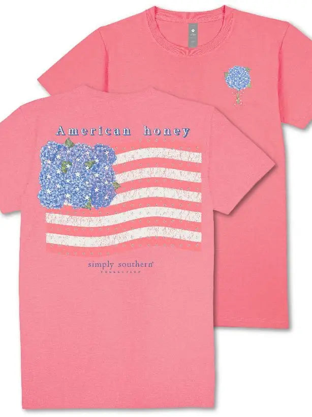 American Honey Flag-Simply Southern Shirt