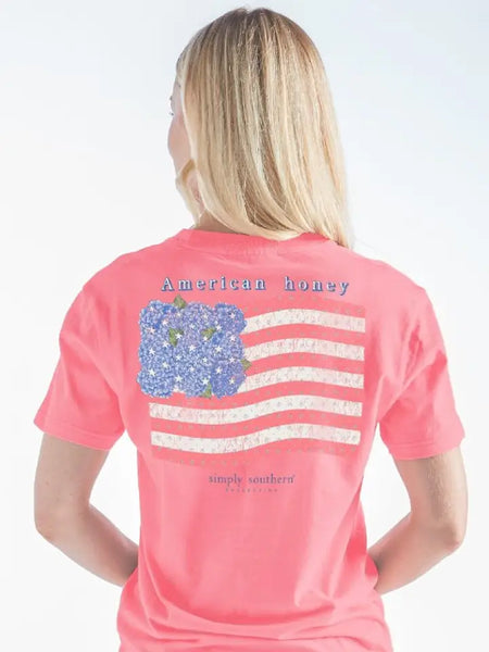 American Honey Flag-Simply Southern Shirt