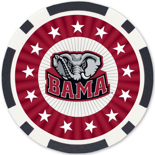 Alabama 100 Piece Poker Chips