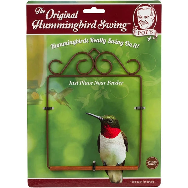Pop's Original Hummingbird Swing | Brown