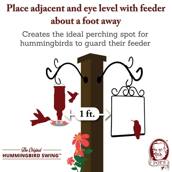 Pop's Original Hummingbird Swing | Brown