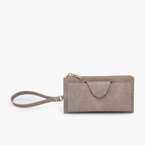 Kyla Wallet w/ Snap Closure | Dove