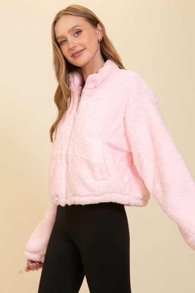 Snuggle Me Up Cozy Sherpa | Baby Pink