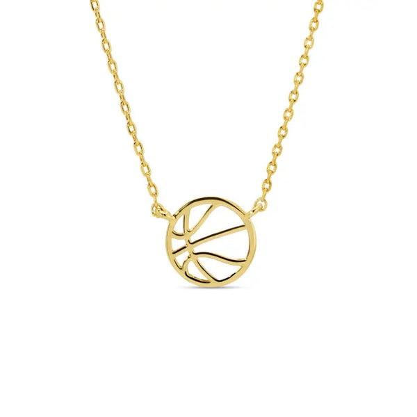 Petite Sports Necklace | Baseball/Softball, Basketball, Volleyball