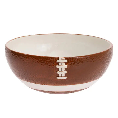 Long Football Fever Large Ceramic Bowl