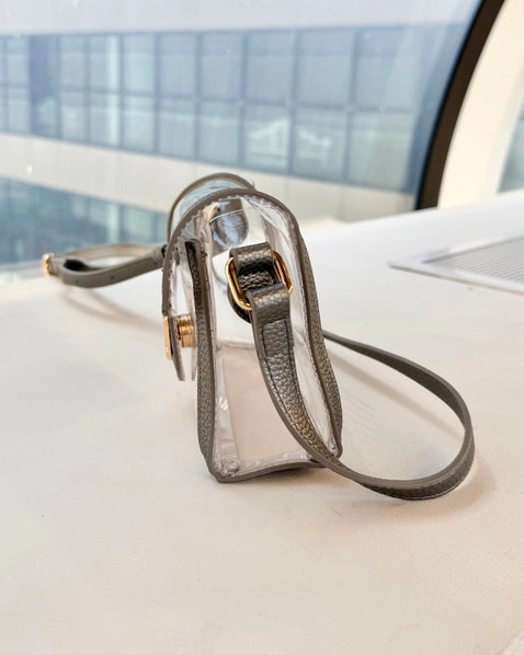 Anna Clear Bag | Black Pearl