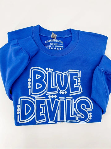 Blue Devils Outline - 3 Options Short Sleeve Tee