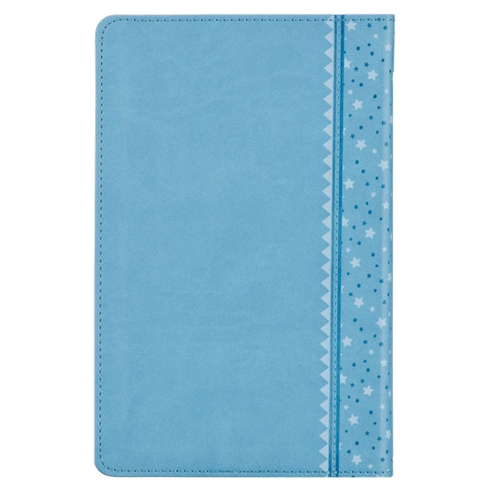 Bible NLT Infant Faux Leather, Blue