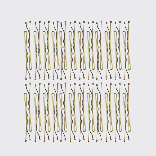 Essential Bobby Pins 45pc - Brown