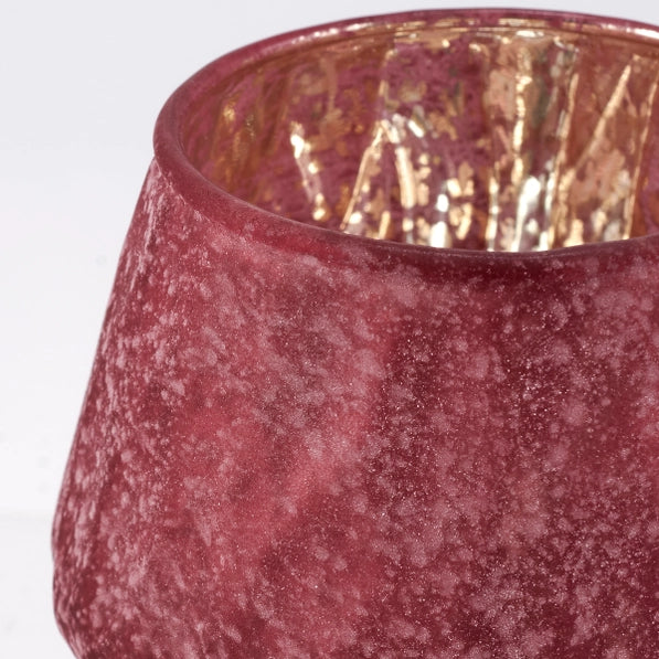 Burgundy Candle Holder