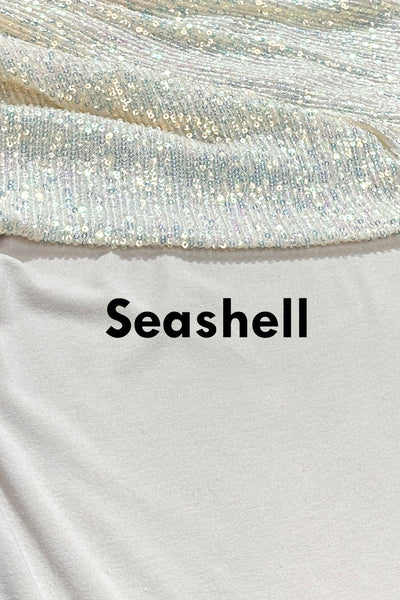 Solid Top with Sequins | Seashell