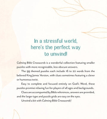 Calming Bible Crosswords