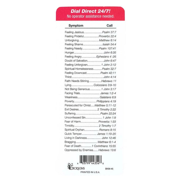 In Case of Emergency Pocket Card