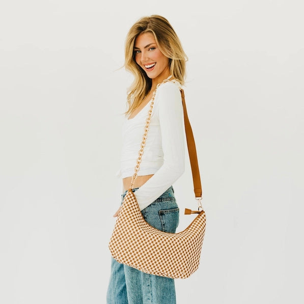 Sienna Slouchy Woven Shoulder Bag
