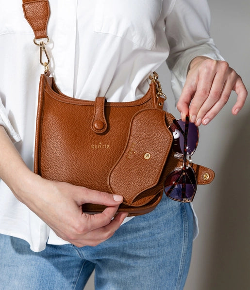 Kedzie Eclipse Eyewear Case | Chestnut