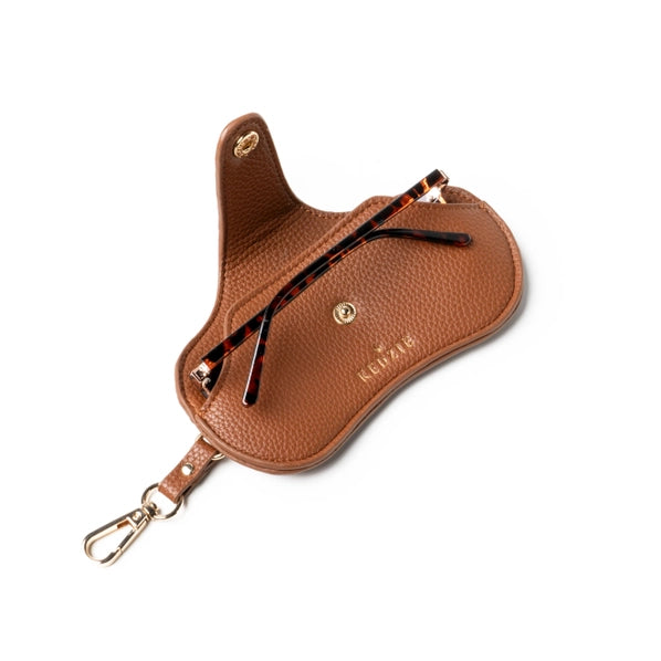 Kedzie Eclipse Eyewear Case | Chestnut