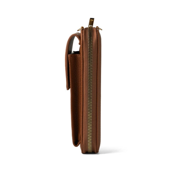 Kedzie Eclipse Smartphone Crossbody | Chestnut