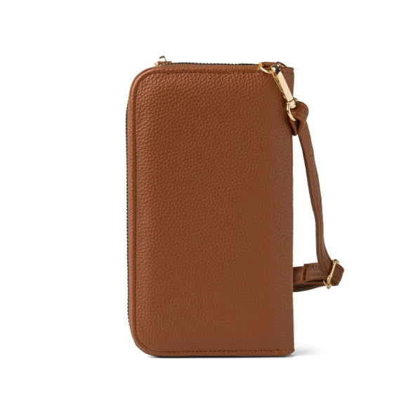 Kedzie Eclipse Smartphone Crossbody | Chestnut