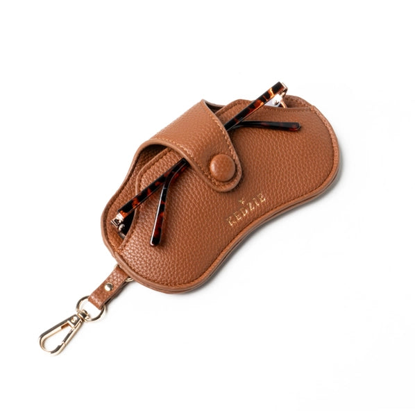 Kedzie Eclipse Eyewear Case | Chestnut