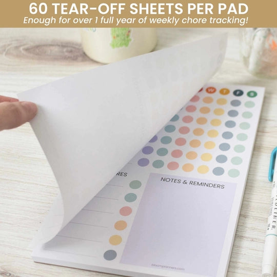 Chore Chart Notepad