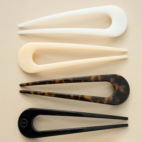French Hair Pin | Jet Black