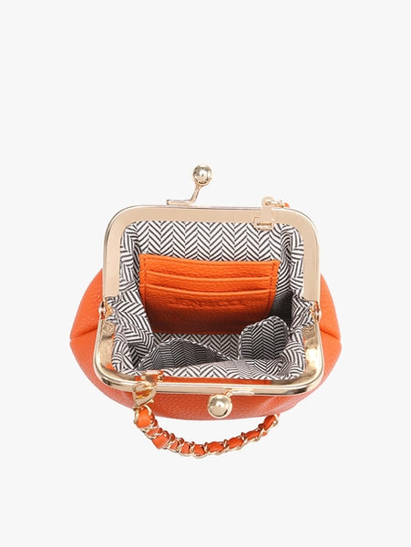 Cleo Coin Pouch Crossbody| Lt. Grey