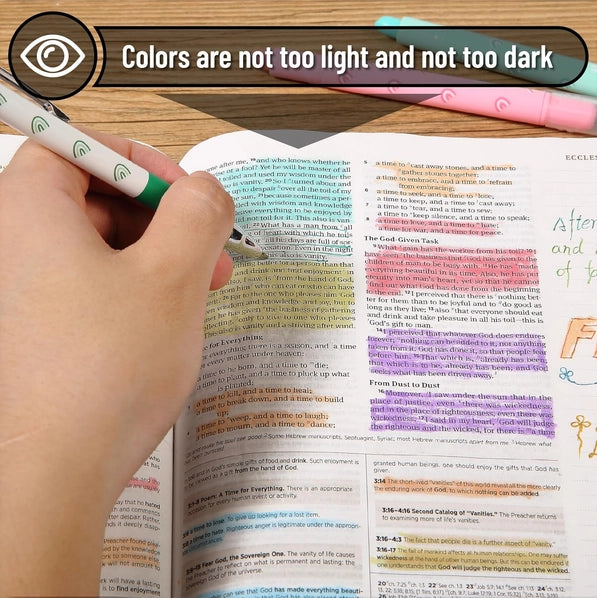 Mr. Pen- Bible Highlighters and Pens, No Bleed, 12 Pack