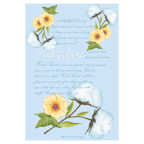 White Cotton Sachets | Clean, Laundry Scent