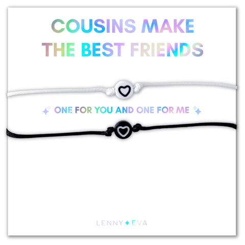 Set of 2 Friendship Bracelets | Cousins Make the Best