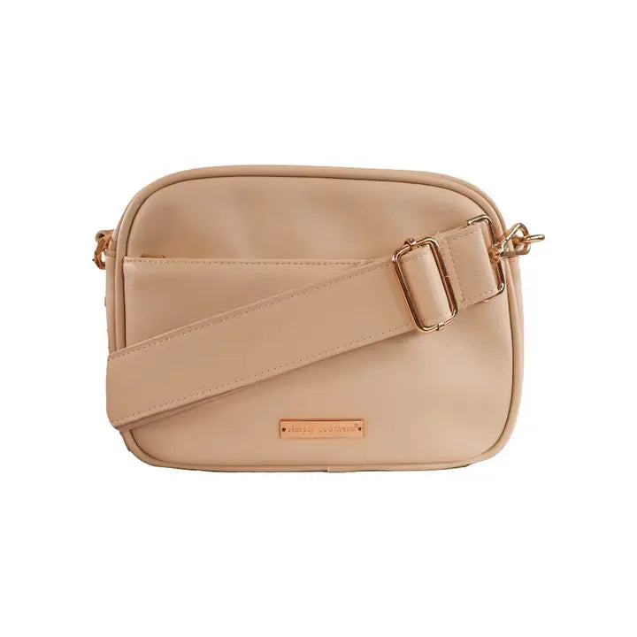 PU Leather Crossbody| Cream