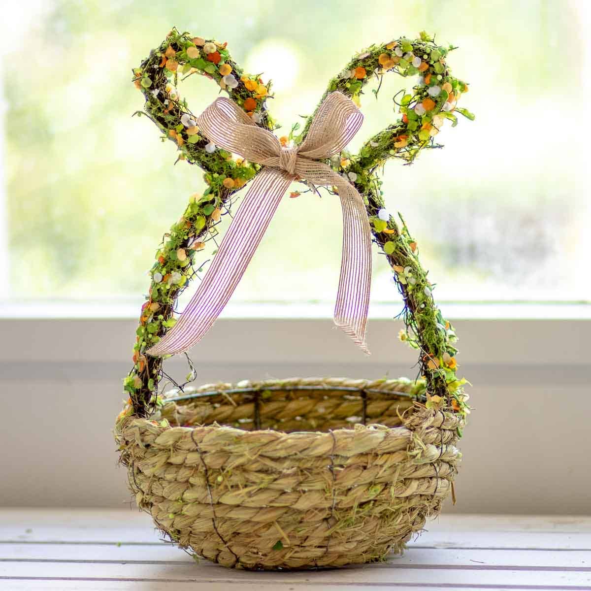 Confetti Bunny Basket 12.5”