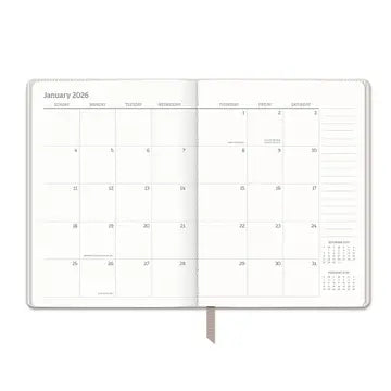 2026 Desert Taupe Large Dual-Textured Planner