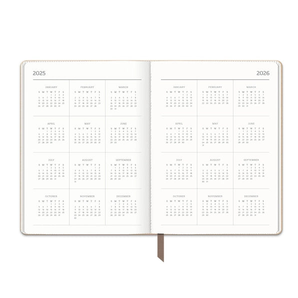 2026 Desert Taupe Large Dual-Textured Planner