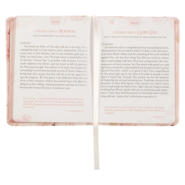 Devotional Daily Prayers For Women Faux Leather