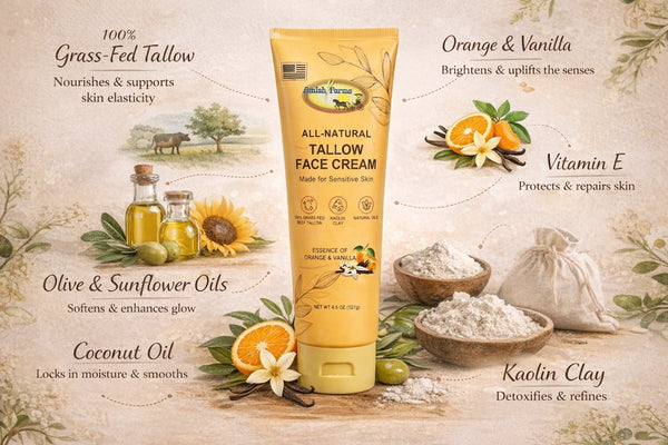Amish Farms All-Natural Tallow Face Cream
