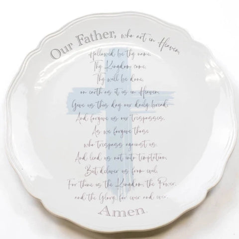 Lords Prayer Round Platter