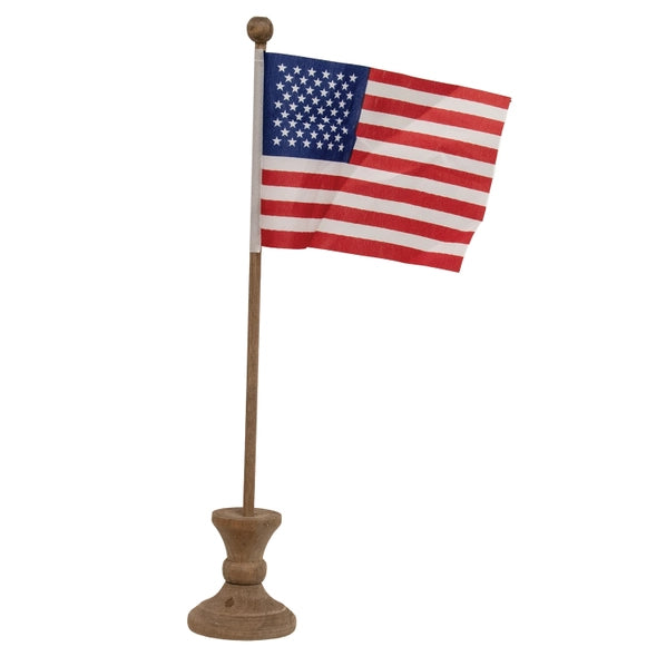 Pedestals with Flags