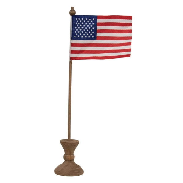 Pedestals with Flags