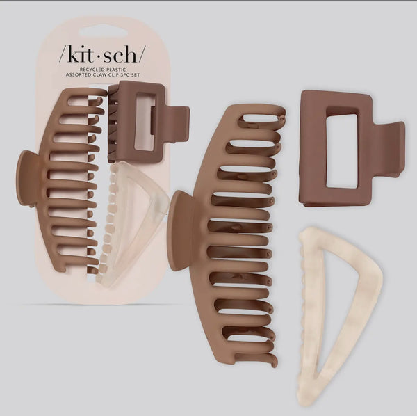 Assorted Claw Clip-3 pack-Oversized