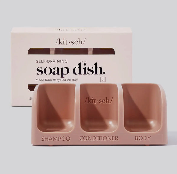 Self-Draining Soap Dish-Terracotta