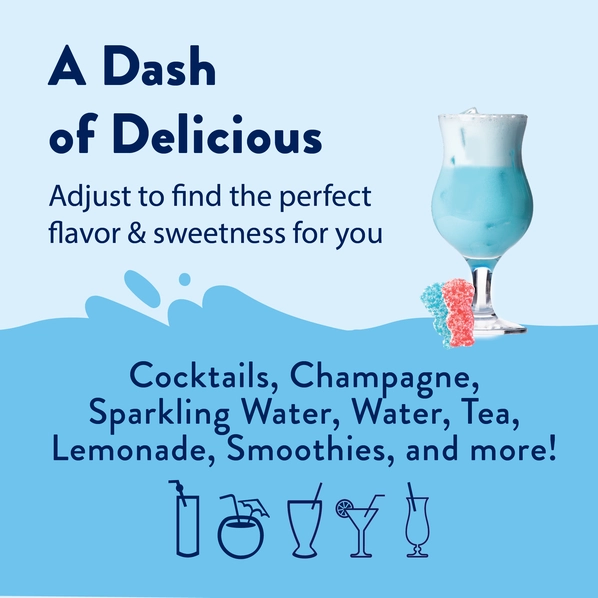 Sugar Free Genie™ Syrup - Sugar Free Sour Blue Raspberry Syrup