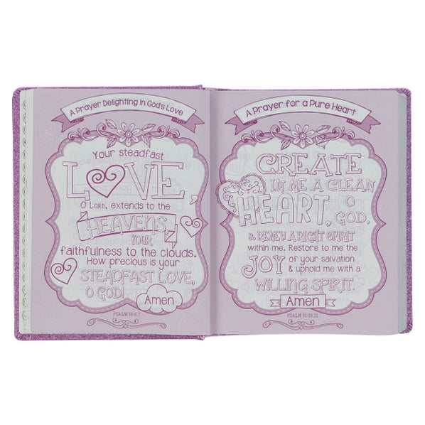 Purple Glitter My Creative Bible For Girls - An Esv Journali