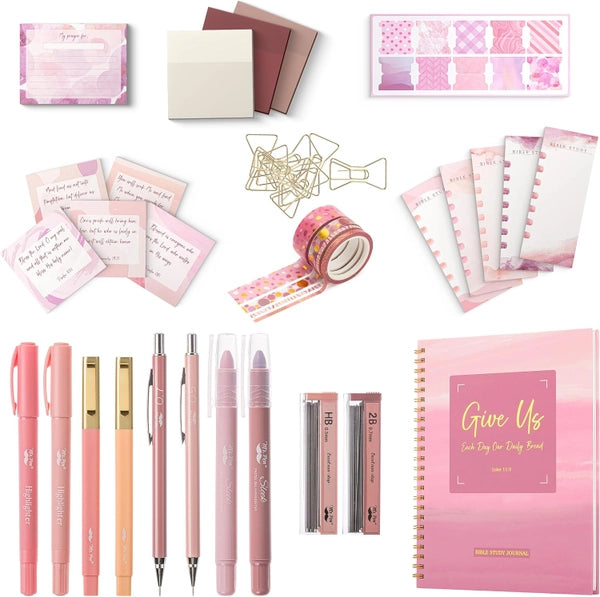 Golden Blush Bible Journaling Kit For Women
