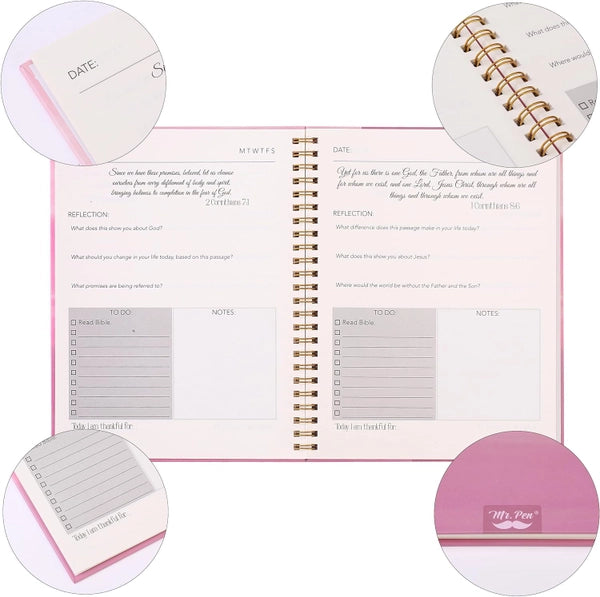Golden Blush Bible Journaling Kit For Women