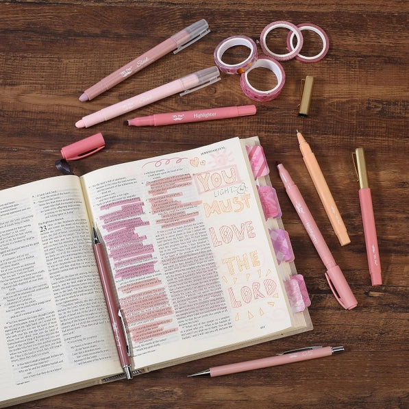 Golden Blush Bible Journaling Kit For Women