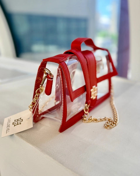 Grace Clear Bag | Red