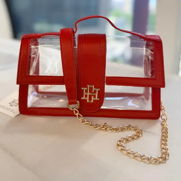 Grace Clear Bag | Red